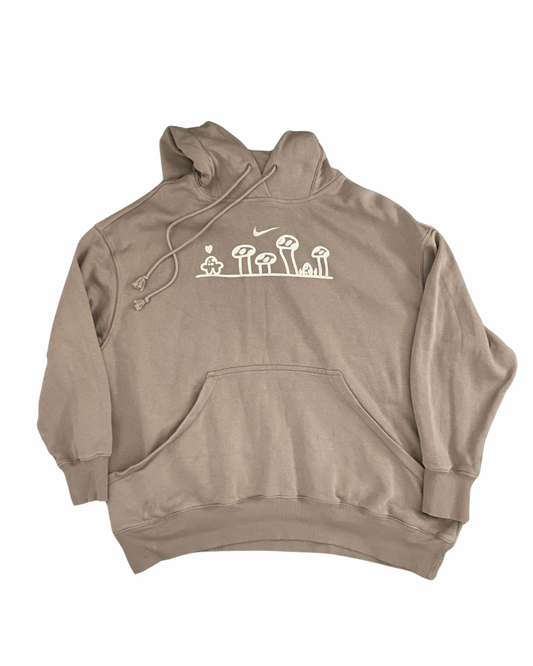 GROWING UP HOODIE #3- camel (xl)